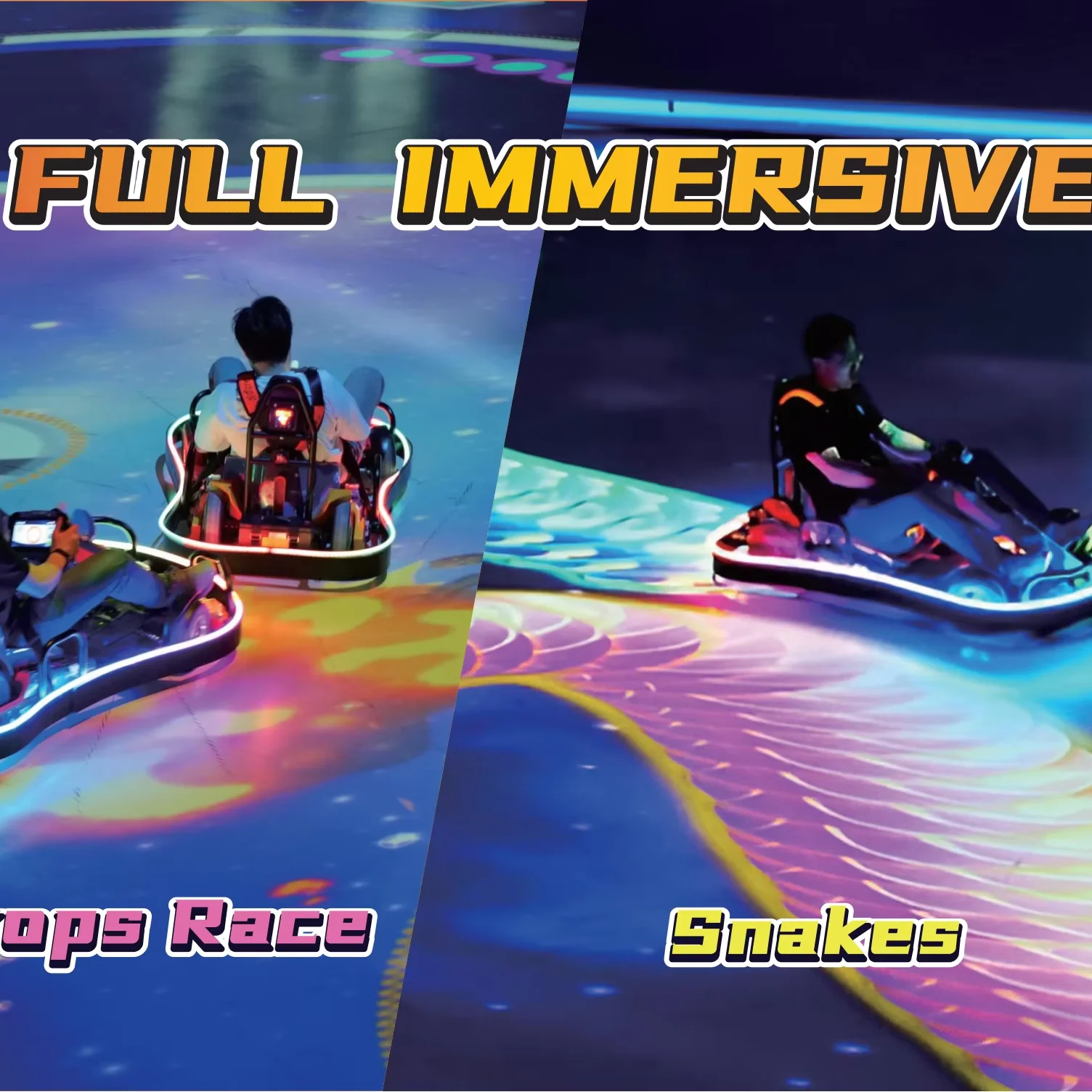 Interactive Floor Projection Games Projection Go Kart Immersive Large Projection Interactive Multiplayer Game With Warranty