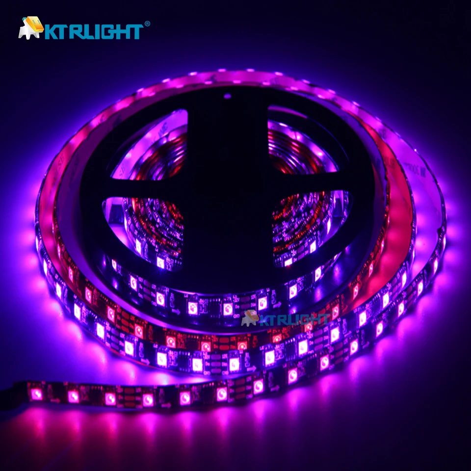 5 м/рулон RGBIC SMD 5050 ТВ фон светодиодные полосы освещения 12 В WS2811 адресуемый Smart RGB Horse Running света