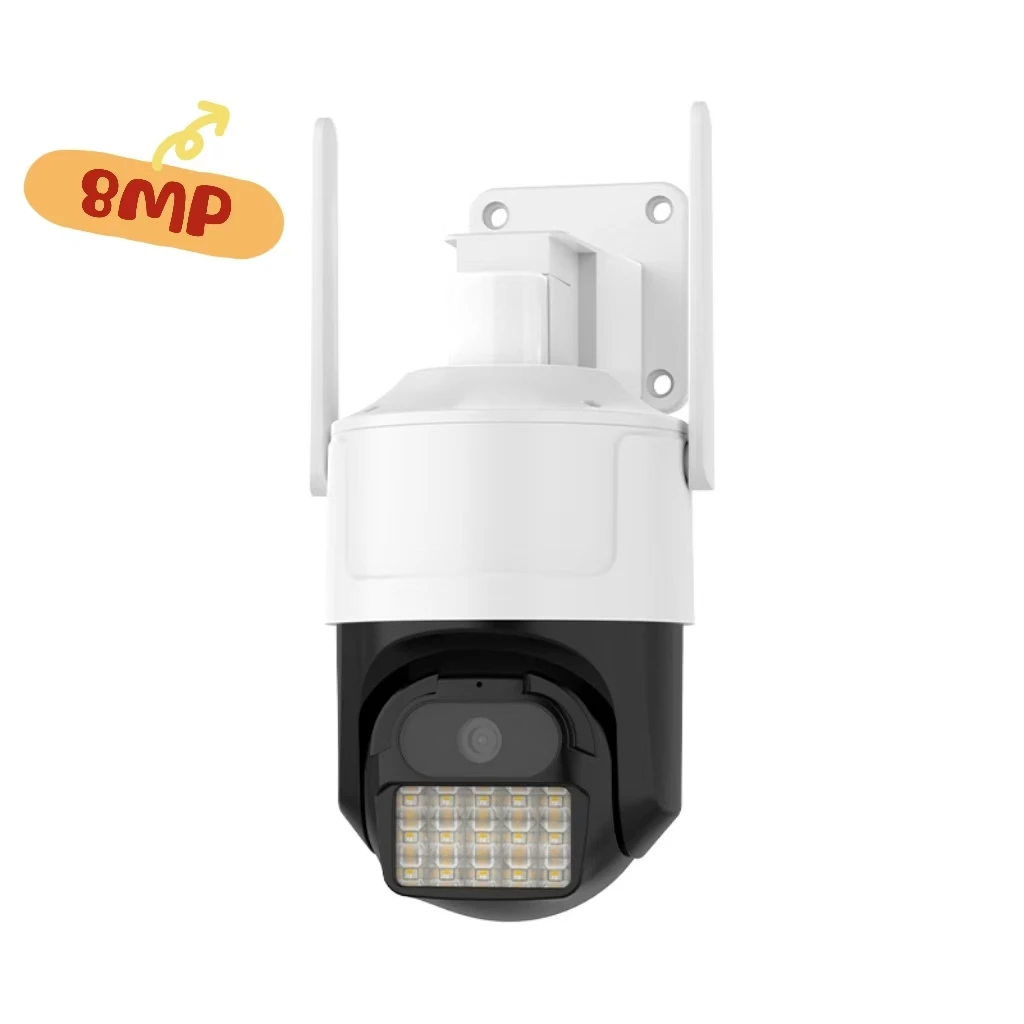 Wireless 4MP HD Smart CCTV Camera Dual Band WiFi Outdoor Security Night Vision PTZ Cloud Storage CMOS Sensor NVR SD Card Options