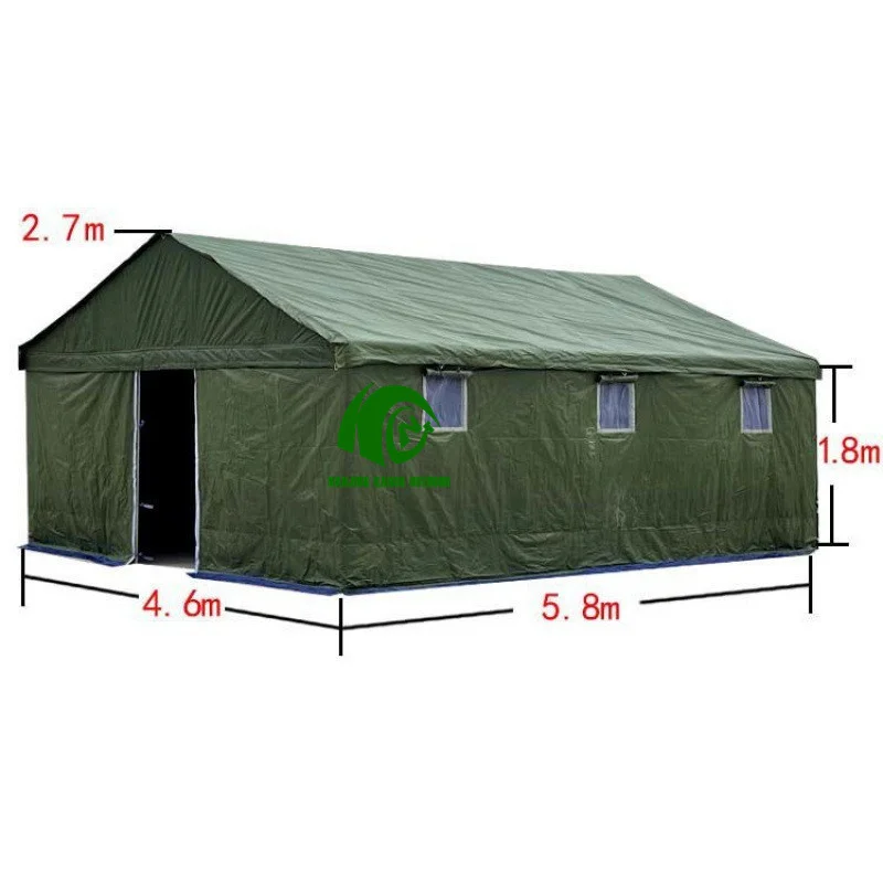 Kango Wholesale canvas waterproof rescue outdoor camouflage Disaster Relief Tent Refugee Tent Emergency Relief Tent