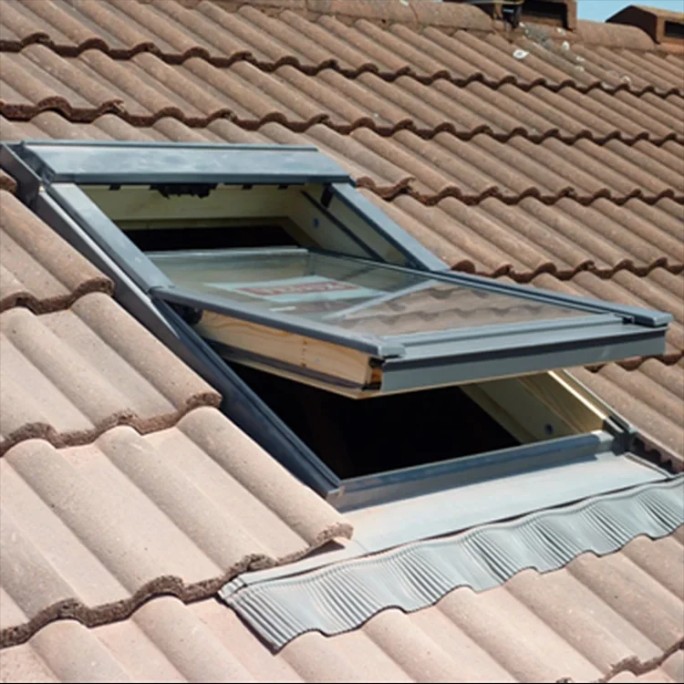 Premium Durable UPVC Double-Glazed Automatic Skylight Roof Window with UV Protection for Modern Homes