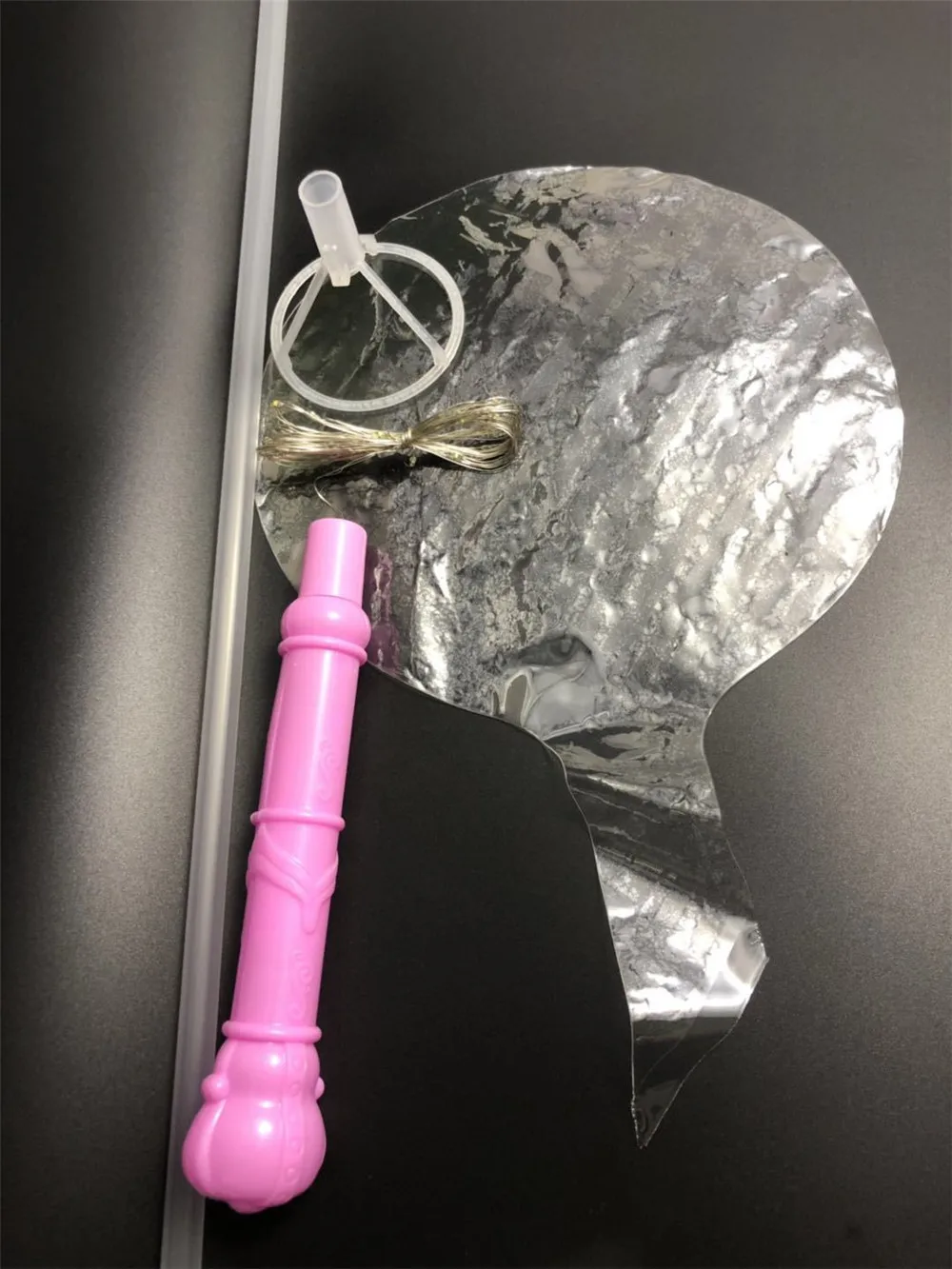 New Amazon color feather transparent 18 inch wave ball