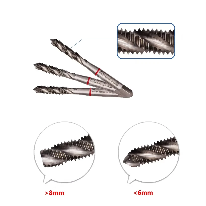 YG-1 T2809 Combo HSS-EX Spiral Tap thread tap m1 8 M3 M4 M5 M6 M8 M10 M12 M16 M18 M20 M27 M30 Processing for Steel Stainless
