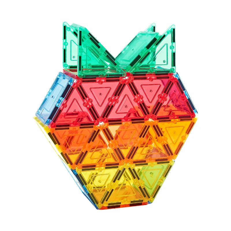 120 pieces of magnetic ceramic tile building block toy school pupils puzzle magnetic toy set