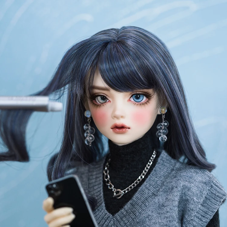 Wen Bjd кукольные парики 1/6 1/4 1/3 60 см Bjd мягкие высокотемпературные парики из синтетической кефали