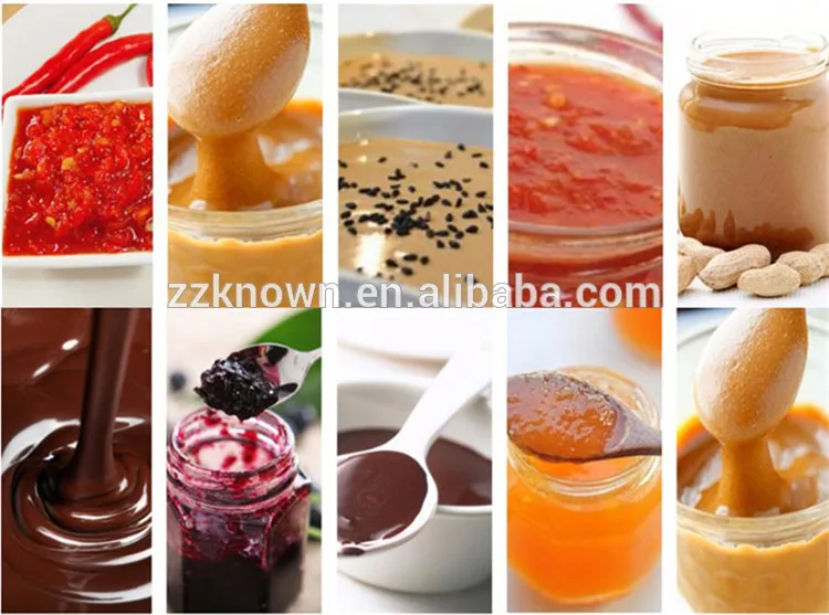 Commercial 100kg/h Peanut Butter Harissa Making Machine Nut Colloid Mill Tahini Grinding Machine Chili Paste