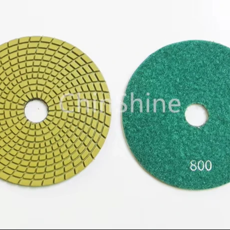 ChinShine diamond grinding tools 125mm 5 inch wet diamond polishing disc for marble