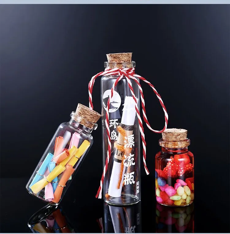 
Constellation Transparent Glass Wishing Bottle Creative Mini Small Gift Drift Bottle With Cork 