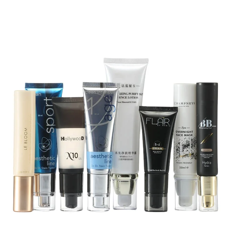 New  Eco-friendly 15 25 30 50 ml Cosmetics BB Cream or Sunscreen Tube Airless Pump Tube Sugarcane Bioplastic Packaging Tube