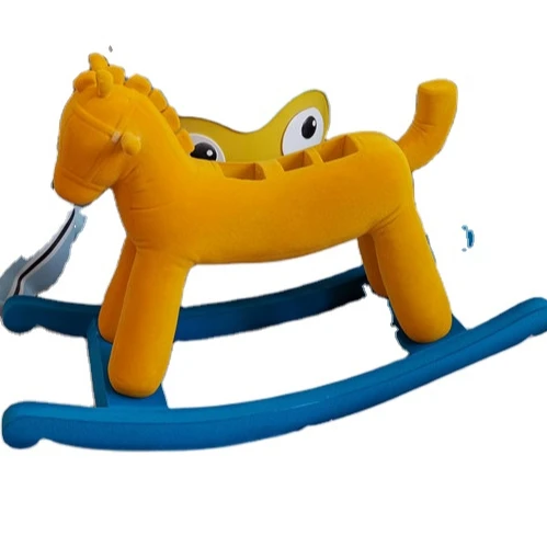 Окно для детского магазина, демонстрационные украшения из оранжевого стекловолокна Hobbyhorse