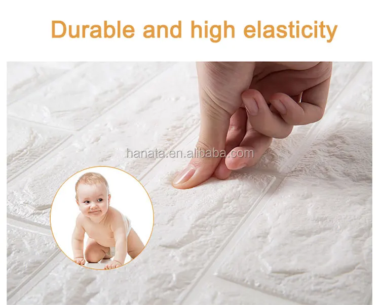3D solid wall stickers brick foam wall stickers can be self adhesive home interior decoration living room XPE foam material