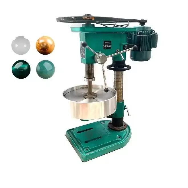 High Quality Automatic Gemstone Round Sphere Stone Jade Bead Cutting Grinding Milling Making Machine High Precision