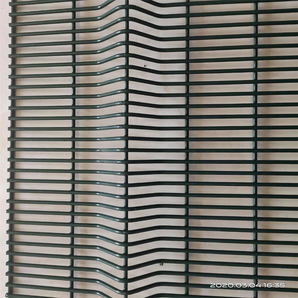 Durable black Galvanized High Security Anti-climb Anti-cut 358 Security Fence System