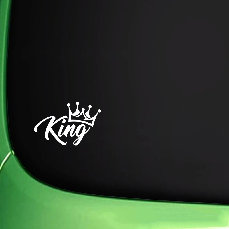 KING CROWN STICKER FUNNY VINYL DECORATION CAR WINDOW STICKER CUSTOM LOGO STICKER