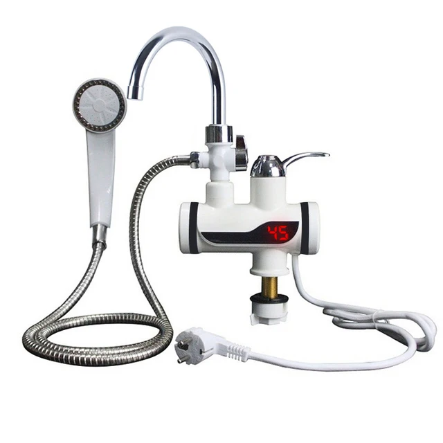 Kitchen Bathroom Heater 220v Single High Quality Best Selling Handle Electric Shower Instant Heating Water Faucet Kitchen Tap