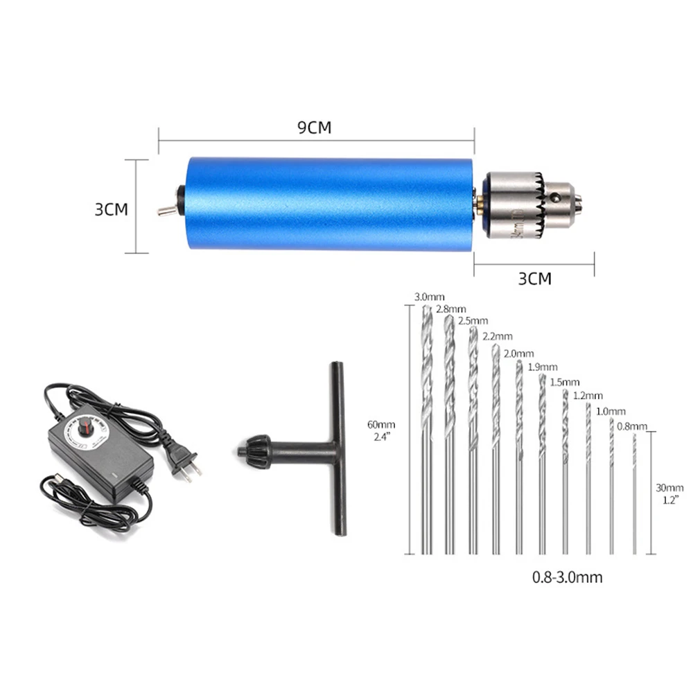 INNO New Model Mini Drill Grinder Die Grinder 12V Power Rotary Tool For Sanding, Polishing