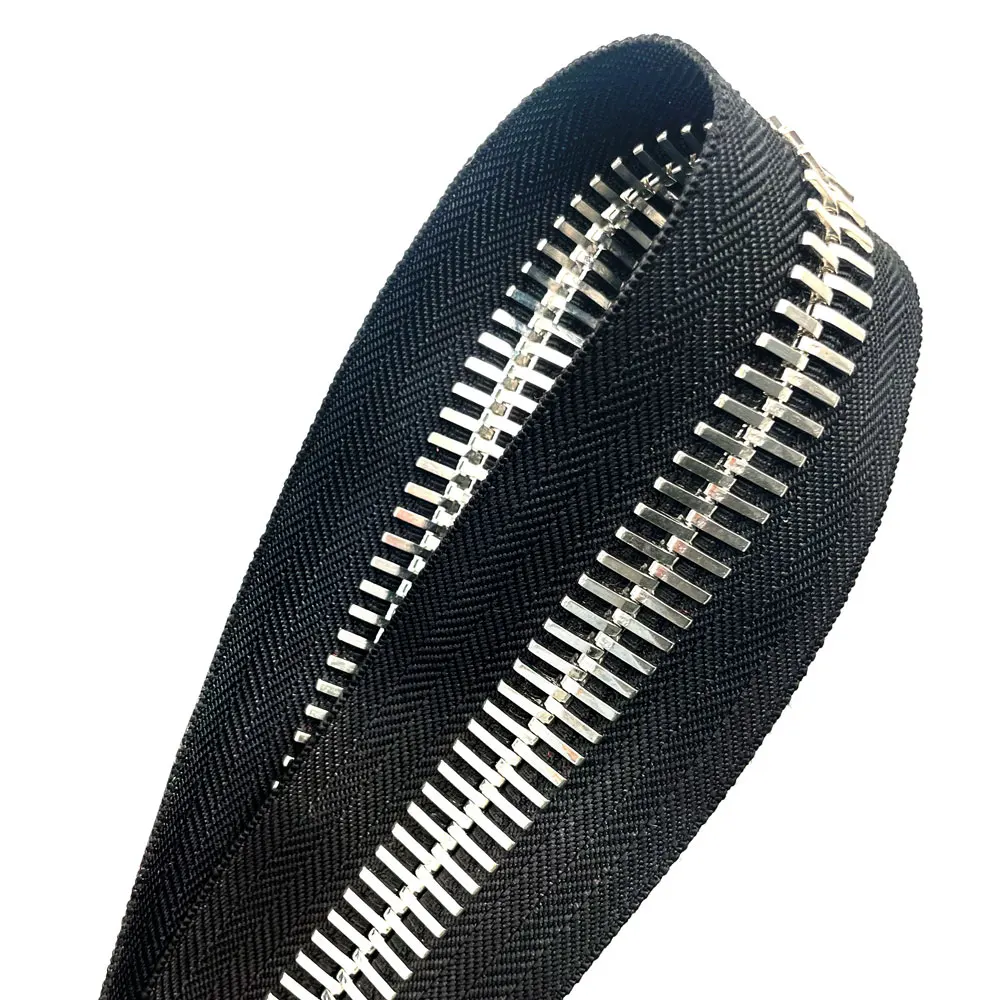 Large Metal Zipper 12# 15# 20# 30# Leather Jacket Metal Zipper Big Metal Zipper For Home Textile