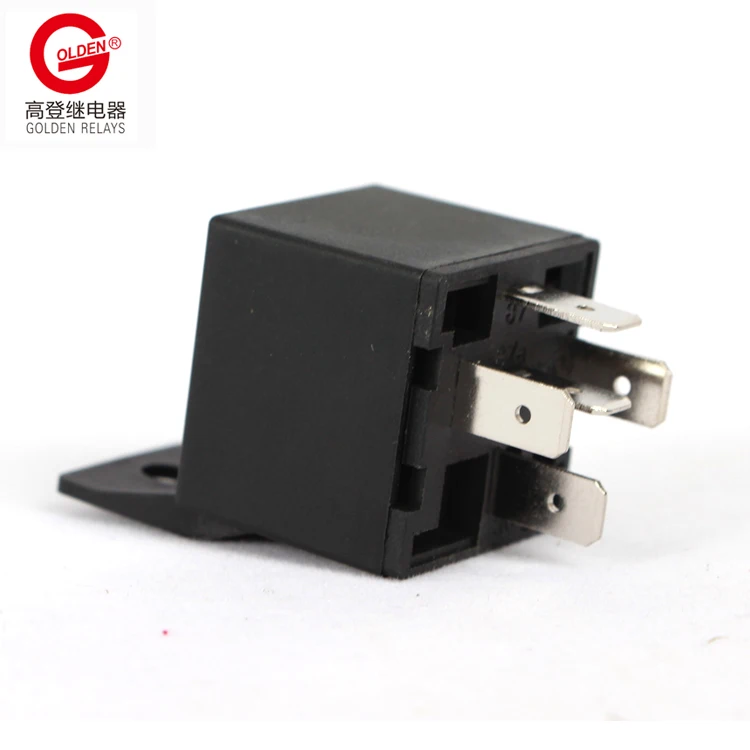Golden relay GYF2-1C-12D 4pins, 5 pins 6v, 12v, 24v, 20a, 40a, 60a, 80a auto relay automotive vehicle relay box