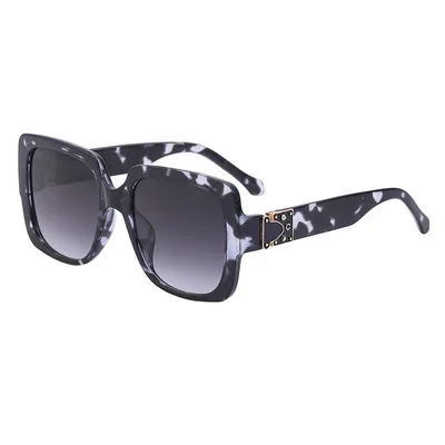 Custom Logo Millionaire Brand Vintage Big Frame Square Steampunk Fashion Punk Sunglasses Shades for Women Men 2021