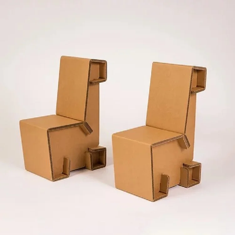 Hot Sale Customized Folding Cardboard Display Cardboard Furniture for Table and Chair