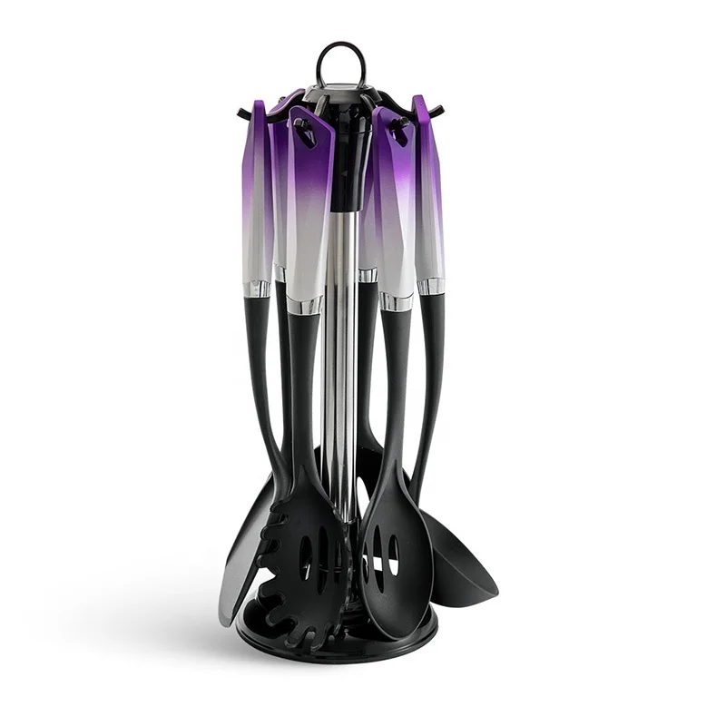 Кухня повар 7 штук теплостойкая силиконовая кухонная посуда набор шпатель кухонные аксессуары для выпечки смешивания инструменты