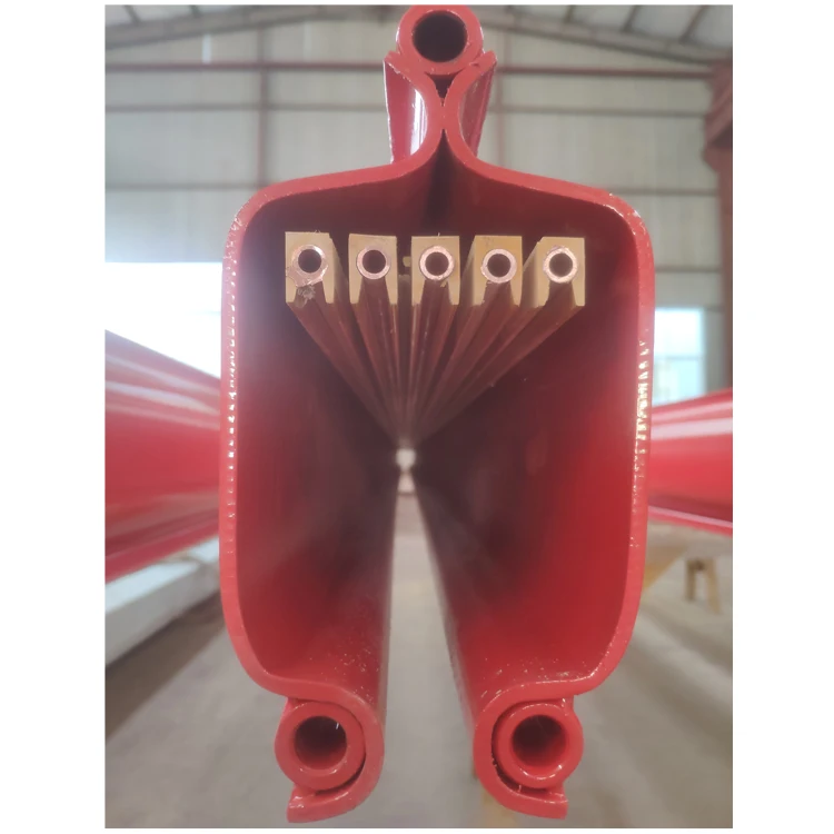 KBK crane system with built-in busbar and inside current collector