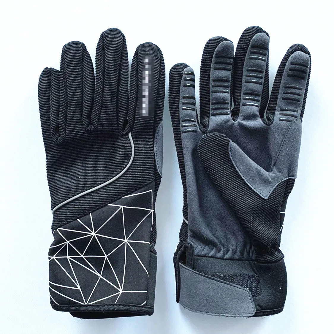 Winter stretch lycra fleece outdoor running bicycle gloves gloves for bike