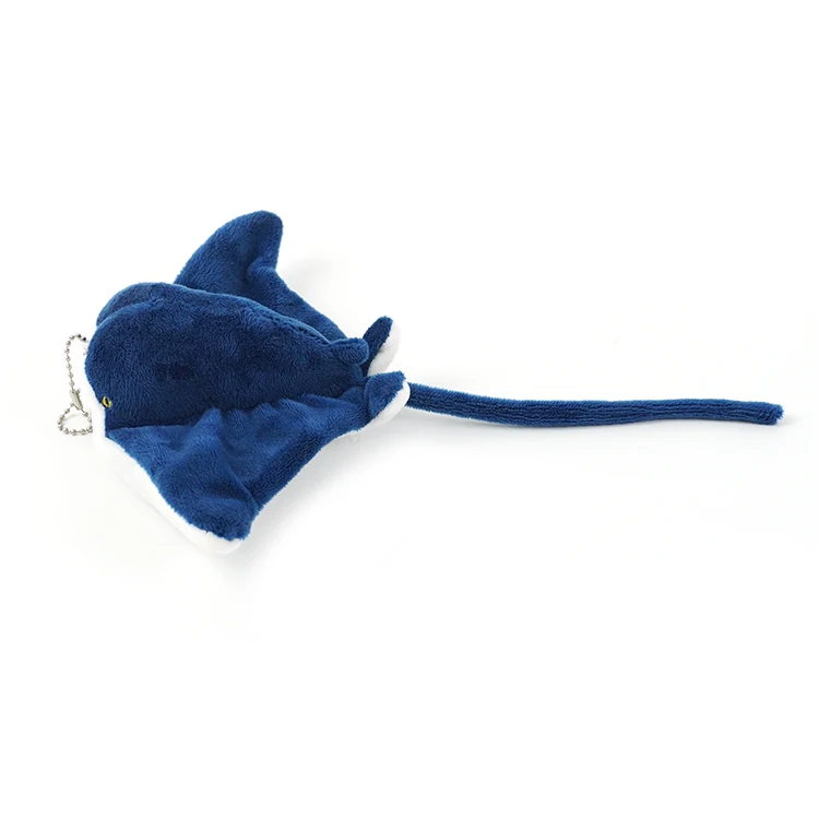 Custom embroidery soft sea animals manta rays plush stuffed toys