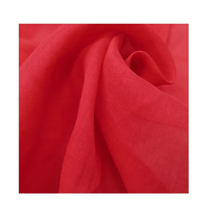 
Customized Colors and Patterns Ramie Clothing Ramie Fabric 30% Ramie 70% Cotton 