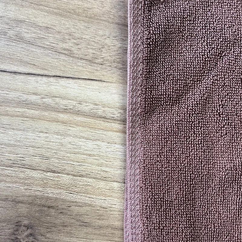 Pure coton towel yarn 21s/2 solid color for hotel or spa