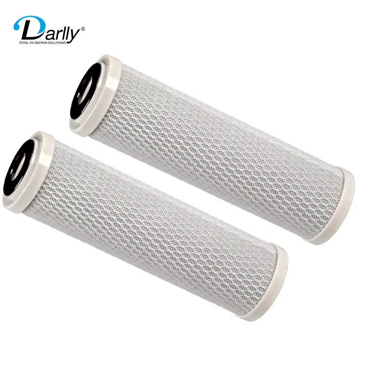 Фабричная поставка 10 дюймов 10 микрон активированный CTO угольный фильтр для воды картридж аппарат для очистки воды