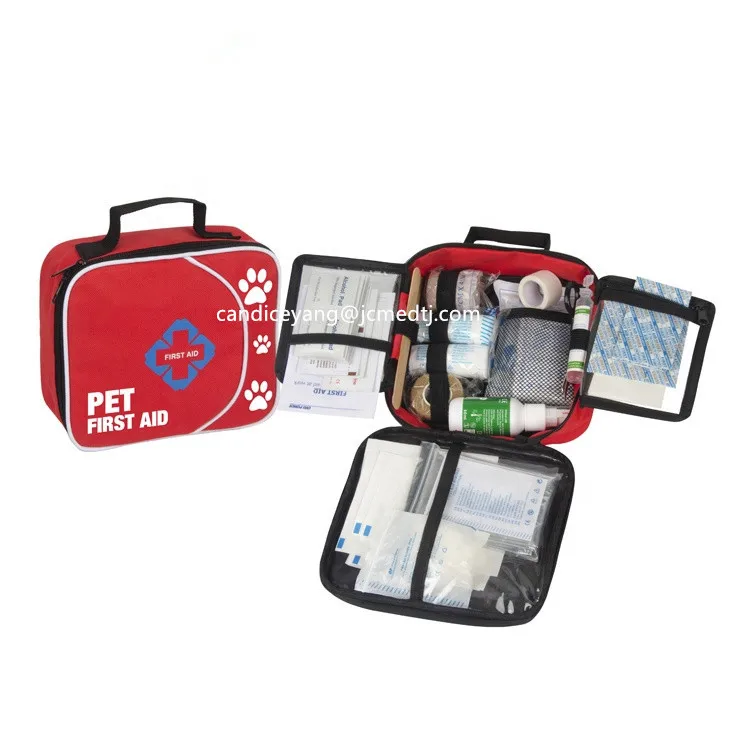 medical waterproof pet first aid kit for dogs with supplies