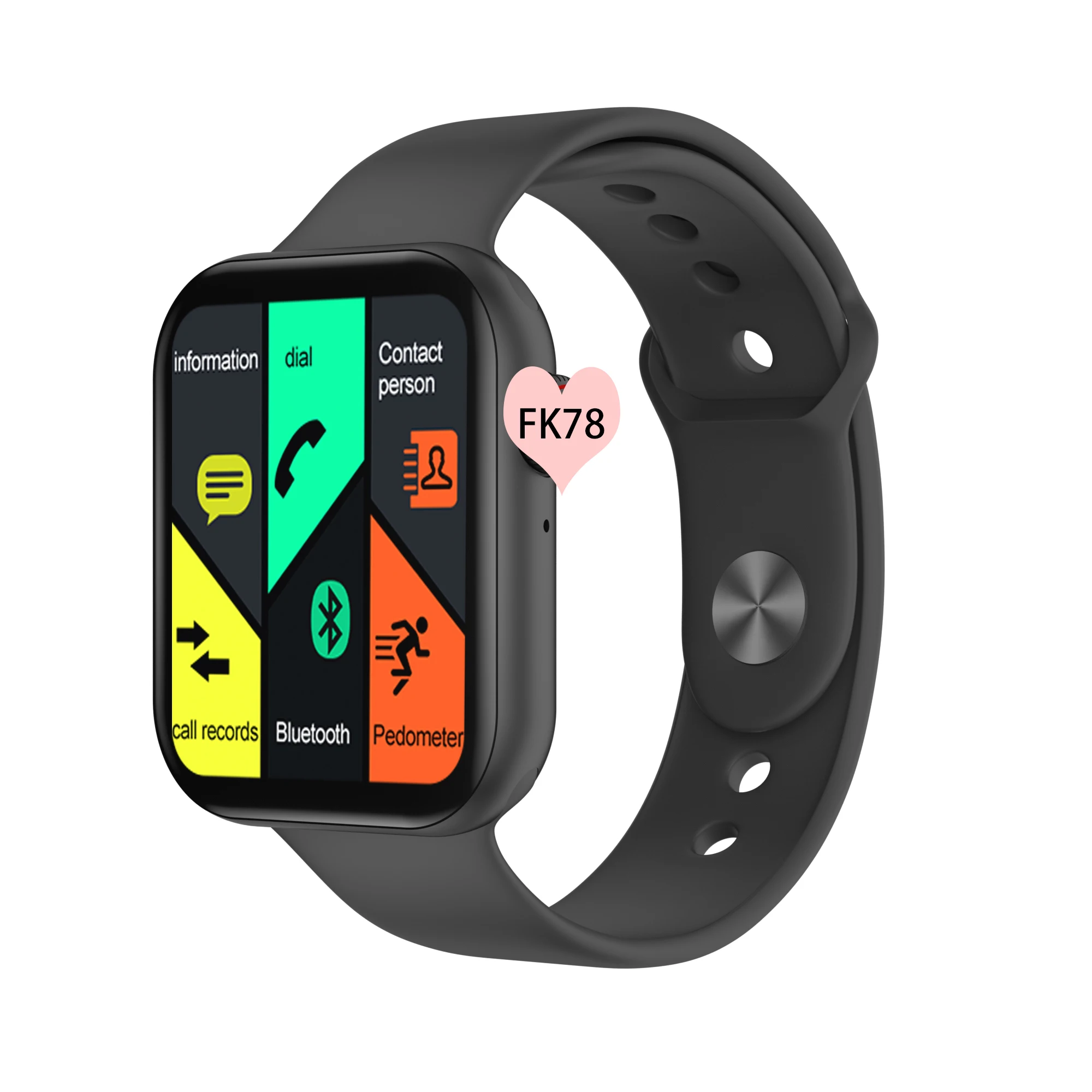  2021 Новые смарт-часы fk78 1 78 дюймов экран сделать и ответить на вызов Smartwatch для мобильного