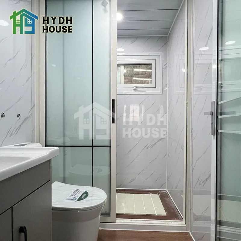 Easy to assemble prefabricated containers for construction site container houses