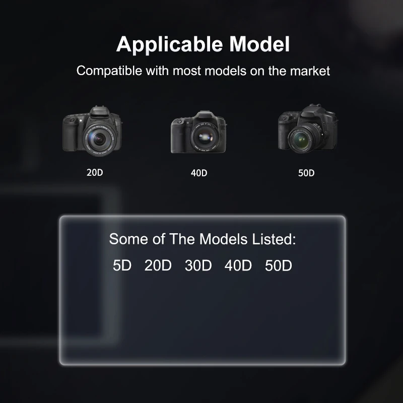 Male Flash Lamp Power Interface Cable + DR-E2 DR-400 DC Coupler BP-511 Dummy Battery for Canon EOS 5D 10D 20D 20Da 30D 40D 50D