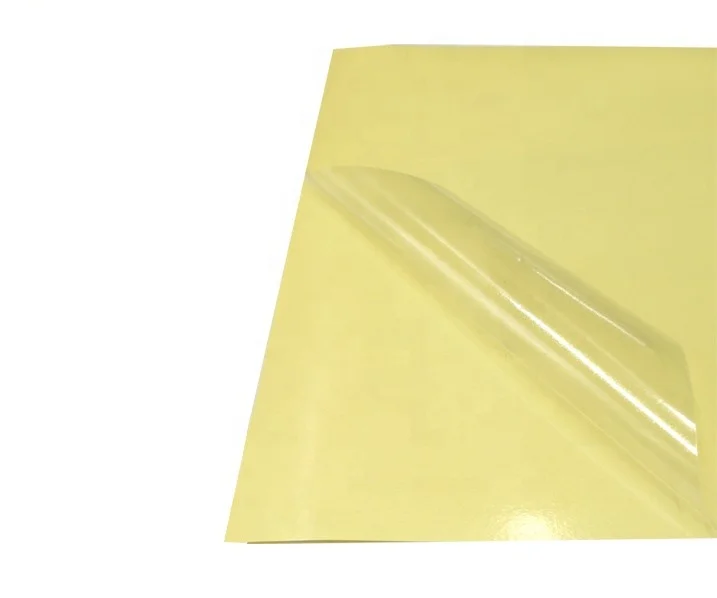 Self Adhesive Waterproof Transparent PVC Film Sticker Label Paper