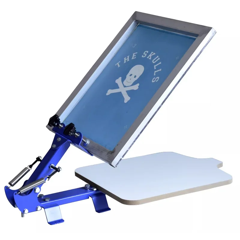 1 color single color screen print transfers  single colour screen printing Machine DIY Silk Press Machine  For T-shirt