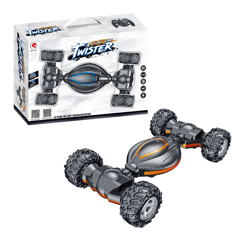 Wholesale 1:10 4Wd drift RC car 12CH gesture-sensing stunt car toys voice induction twisting car toy
