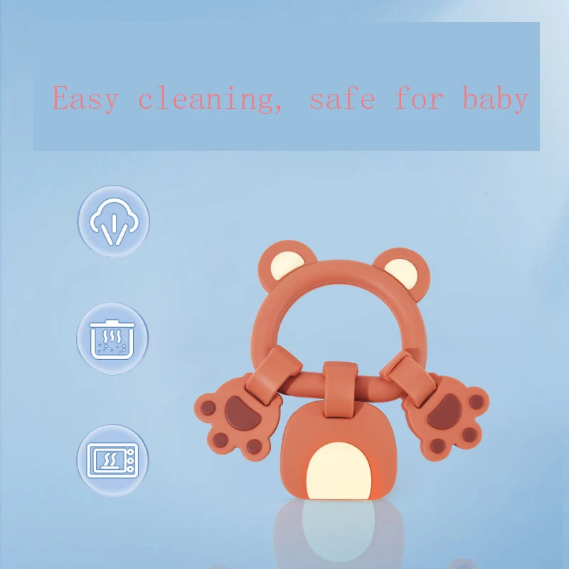 Matching Animals Toddler Teething Learning Toys Sensory Kid Silicone Chewing Teether