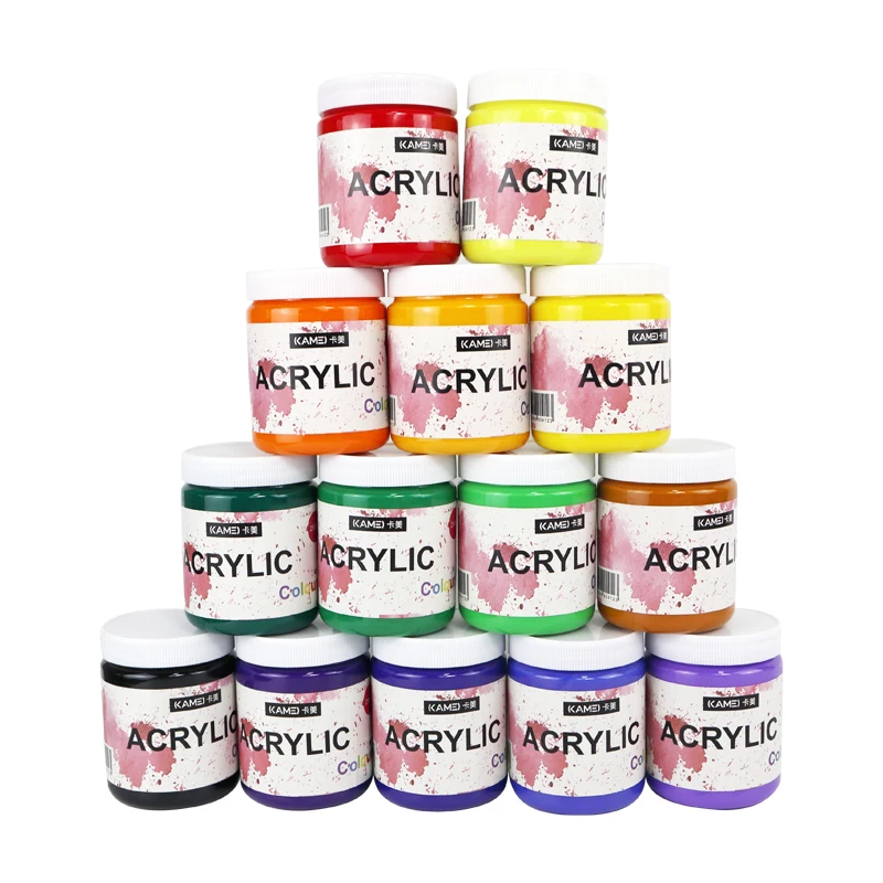 Оптовая продажа, набор акриловых красок, профессиональные художественные принадлежности для рисования