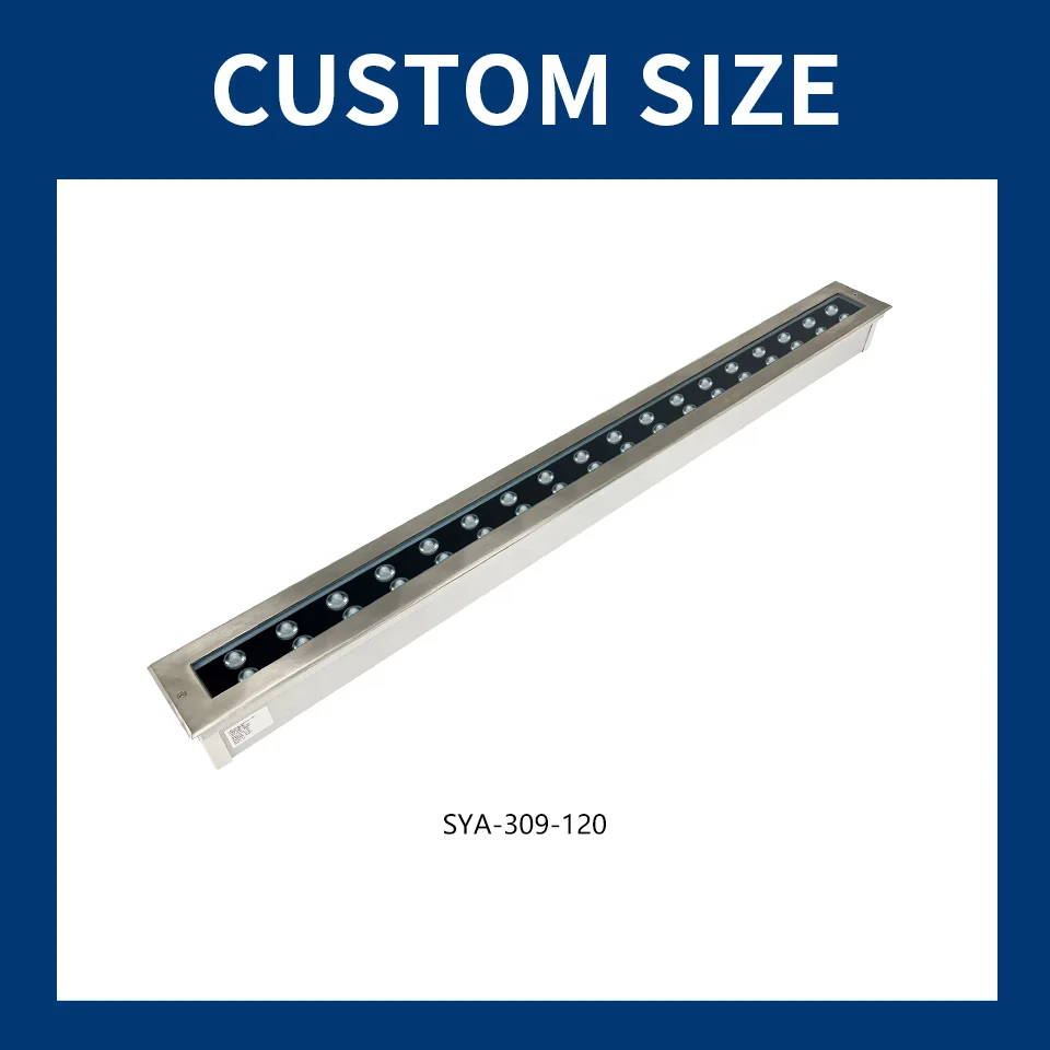 SYA-309 Cheap Wholesale OEM ODM service L1030*W90*H75mm stainless steel Linear LED led underground lamp