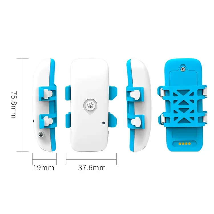 New Style Collar Pet GPS Tracker 4G/2G Cat1 IP67 Big battery Standby For Dog Cat Pet Small Animal Tracking Terminal