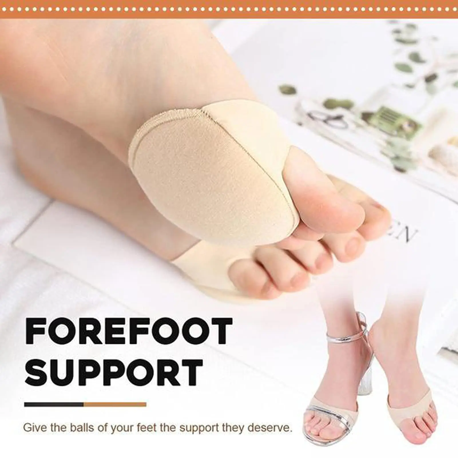 Silicone Honeycomb Forefoot Pad  Women High Heel Shoes Foot Blister Caretoes Insert Pad Insole Breathable Mat Pain Relief