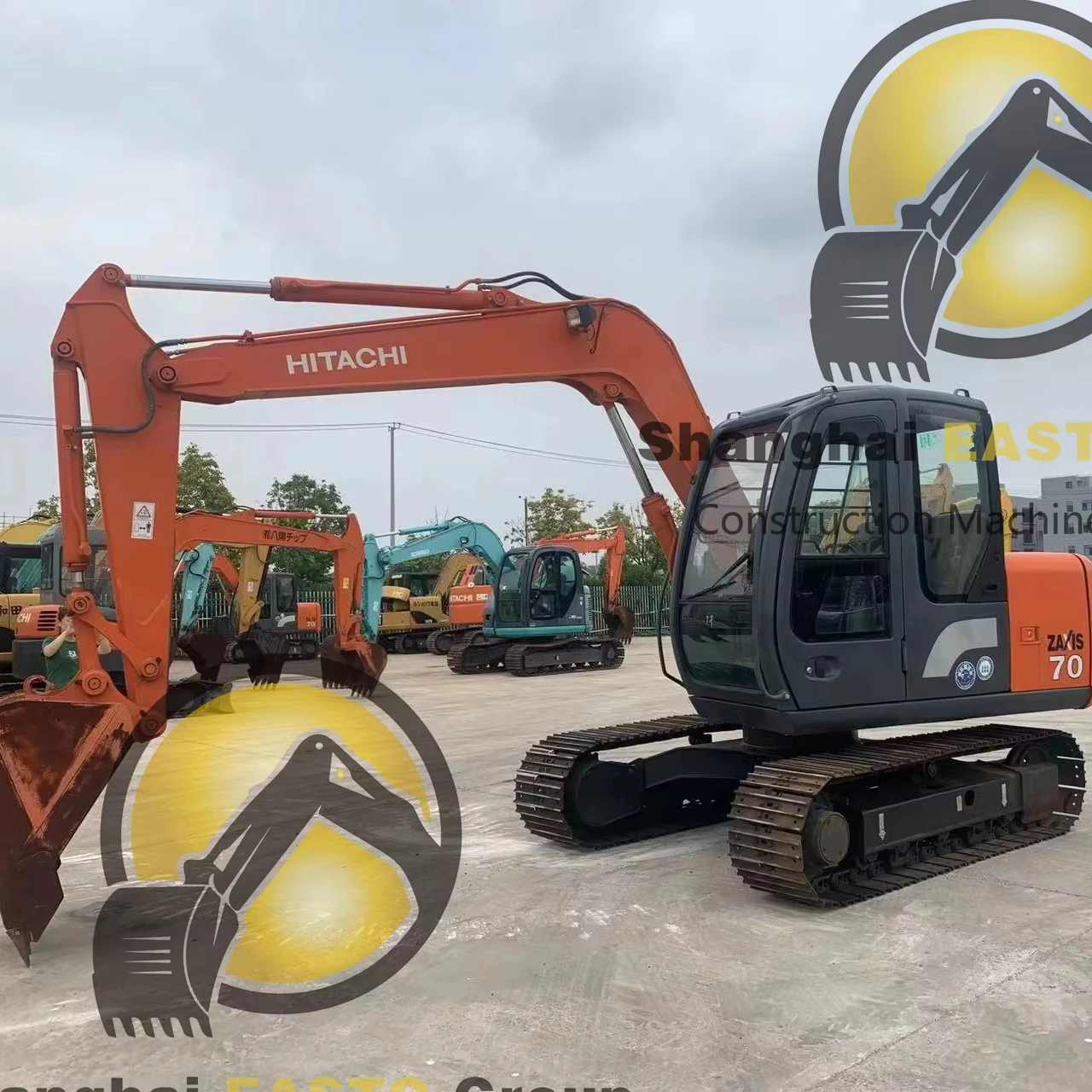 Original Japan Hitachi ZX70 Excavator Hitachi Excavator In Low Price Used Hitachi Excavator For Hot Sale