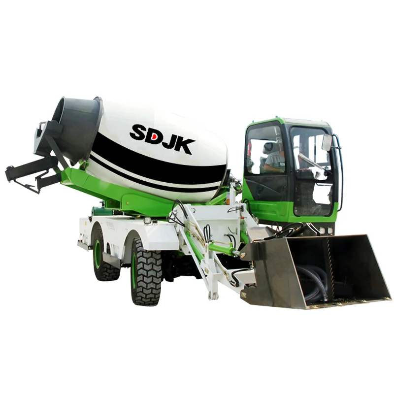 Гидравлический самоходный бетоносмеситель, мини-погрузчик на продажу, 4 м3