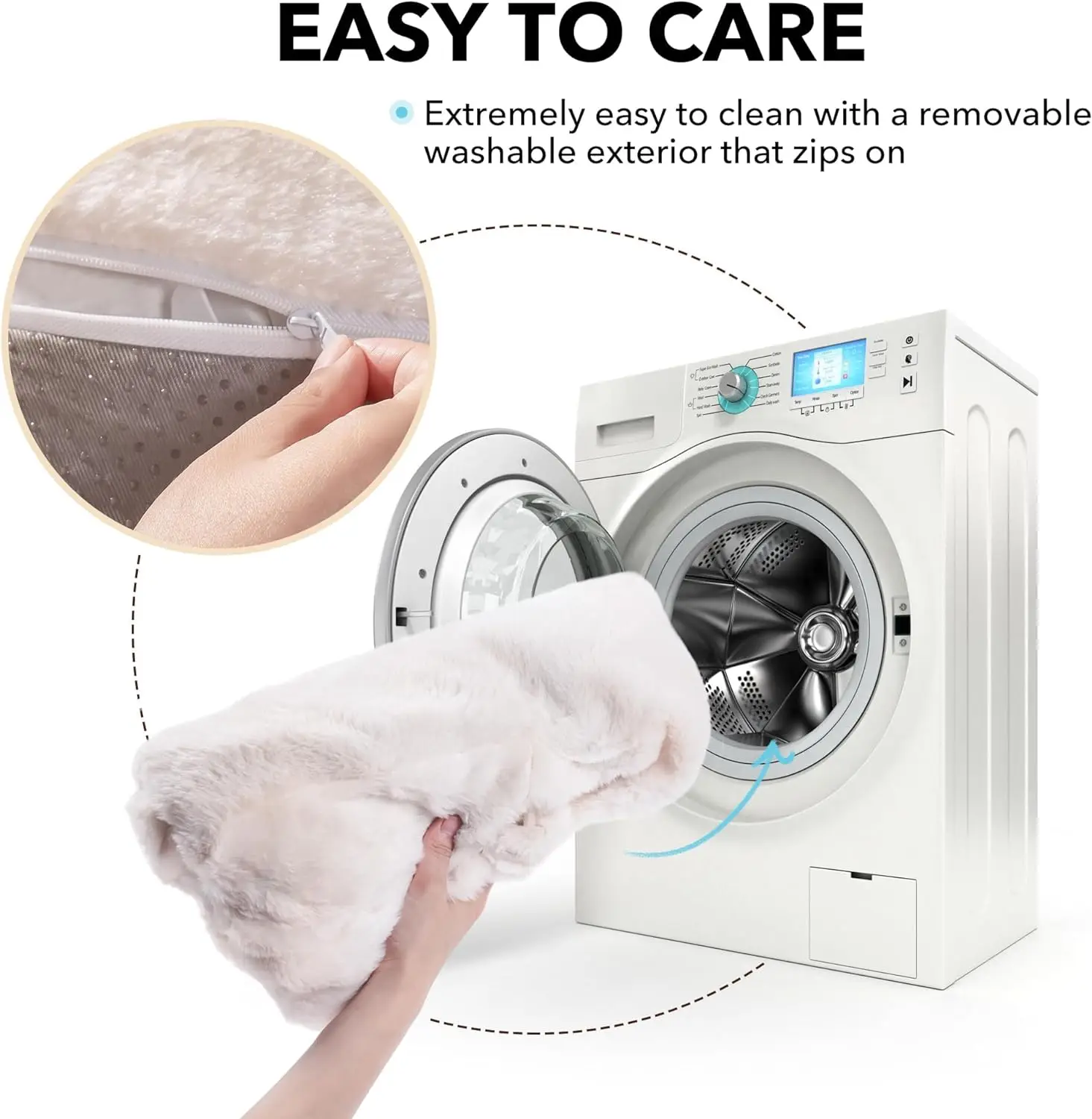 Washable Puppy Sleeping Bed Cat Couch Pet Sofa Bed Soft Calming Cat Sofa Beds for Indoor Cats Anti Slip Bottom