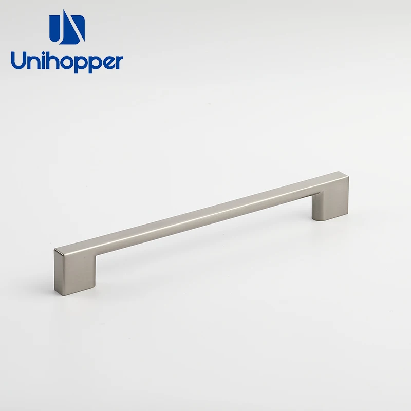 Unihopper Furniture Hardware Kitchen Cabinet Pulls ZAMAK Nickel Plated Door Knobs T Bar Furniture Handles