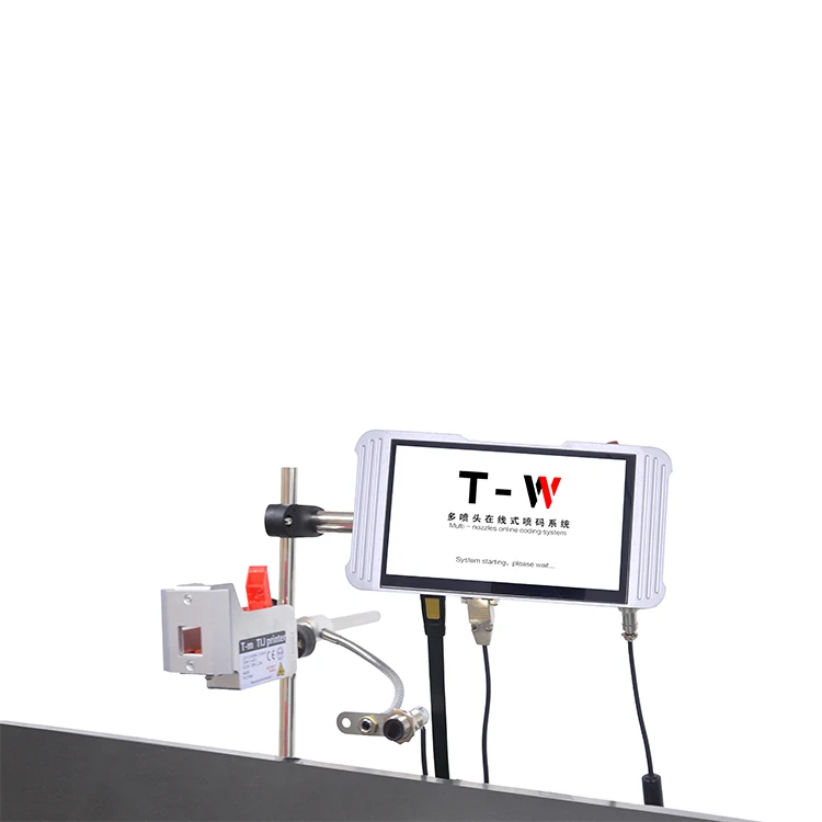 Automatic Continuous Online TIJ Thermal Inkjet Printer for Wood Floor Logo Date Batch