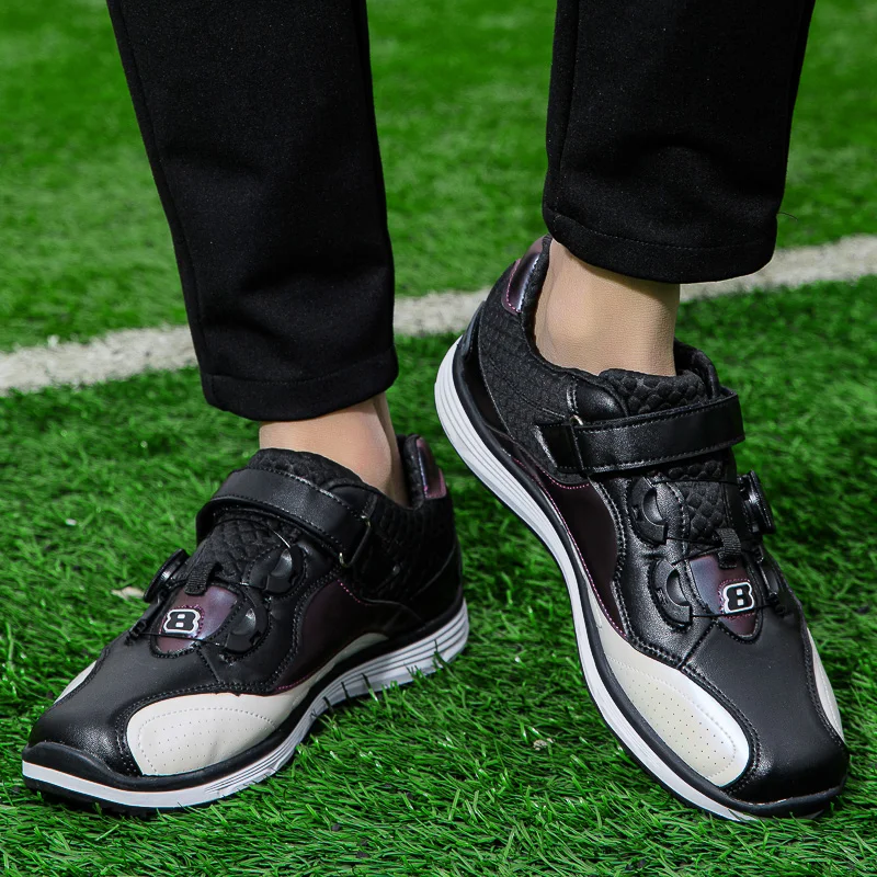 New Golf Shoes Men Sports Shoes Waterproof Rotating Buckle Breathable Golf Sneakers High Quality Professional Golf Trainers Men