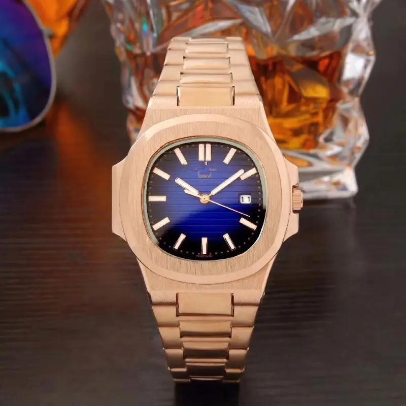 Мужские наручные часы Роскошные Waterprof Luxurygold лучшие мужские водонепроницаемые 2021 с кожаным ремешком и большим циферблатом